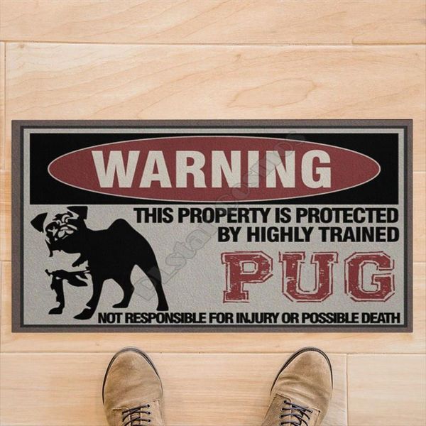 carpets warning this property is protected by highly trained pug doormat non slip door floor mats decor porch
carpets warning this property is protected by highly trained pug doormat non slip door floor mats decor porch