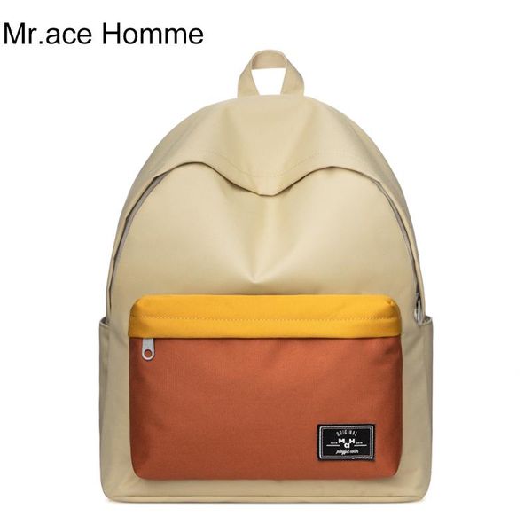 backpack mah brand almond 14inch lapwomen fashion school for girl college travel bag boy waterproof bagback men
backpack mah brand almond 14inch lapwomen fashion school for girl college travel bag boy waterproof bagback men
