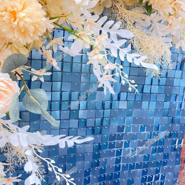 party decoration 8x8ft clear grid back with clip masequin baby blue shimmer wall for boy's birthday
party decoration 8x8ft clear grid back with clip masequin baby blue shimmer wall for boy's birthday