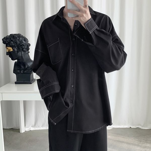 2021 new autumn men's clothing solid color hawaiian white shirt long sleeve clothes french cuff mens fashion shirts camisa masculina
2021 new autumn men's clothing solid color hawaiian white shirt long sleeve clothes french cuff mens fashion shirts camisa masculina