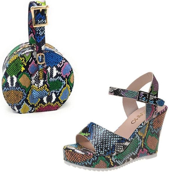 slippers fashion wedge sandals snakeskin slides and purse set platform casual ladies shoes klapki dames schoenen donna pantofole sandale, Black
slippers fashion wedge sandals snakeskin slides and purse set platform casual ladies shoes klapki dames schoenen donna pantofole sandale, Black