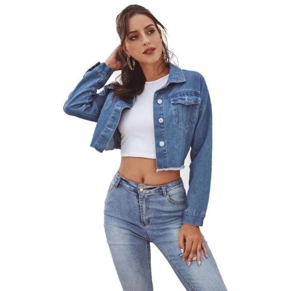 women's jackets women solid turn-down collar jean jacket loose casual blue fashion frayed washed short denim long-sleeve female feminin, Black;brown
women's jackets women solid turn-down collar jean jacket loose casual blue fashion frayed washed short denim long-sleeve female feminin, Black;brown