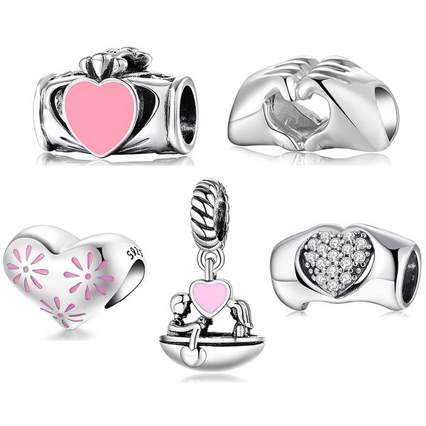 2021 new true love 925 sterling silver hand in hand for heart beads fit original jiuhao bracelets diy jewelry making gifts q0531, Black
2021 new true love 925 sterling silver hand in hand for heart beads fit original jiuhao bracelets diy jewelry making gifts q0531, Black