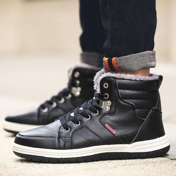 boots super warm ankle men winter rubber work shoes fur snow wear-resistant male botas hombre sneakers8, Black
boots super warm ankle men winter rubber work shoes fur snow wear-resistant male botas hombre sneakers8, Black