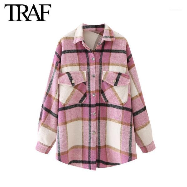 women's jackets women's women clothing fashion autumn winter tweed vintage flap pocket button up loose plaid shirt coat mujer, Black;brown
women's jackets women's women clothing fashion autumn winter tweed vintage flap pocket button up loose plaid shirt coat mujer, Black;brown