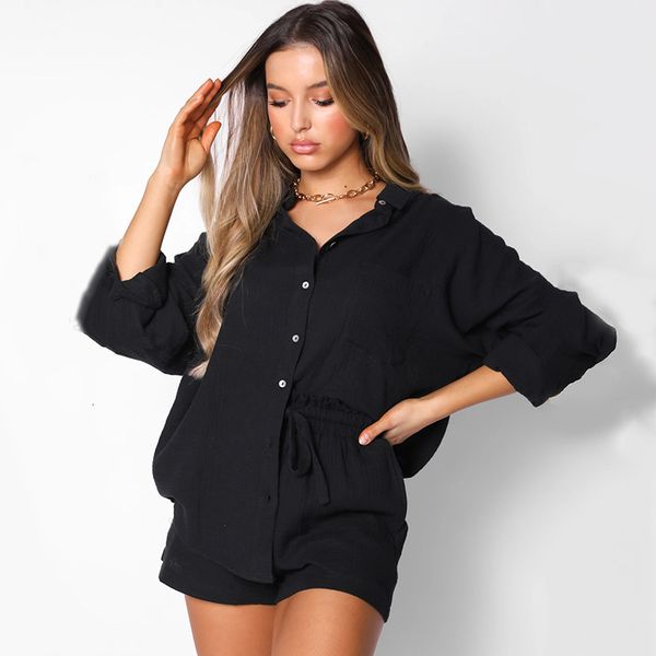 2021 fashion new arrival color solid loung wear casual set of two pieces clothes for women loose and short pants suit 14mm, Gray
2021 fashion new arrival color solid loung wear casual set of two pieces clothes for women loose and short pants suit 14mm, Gray