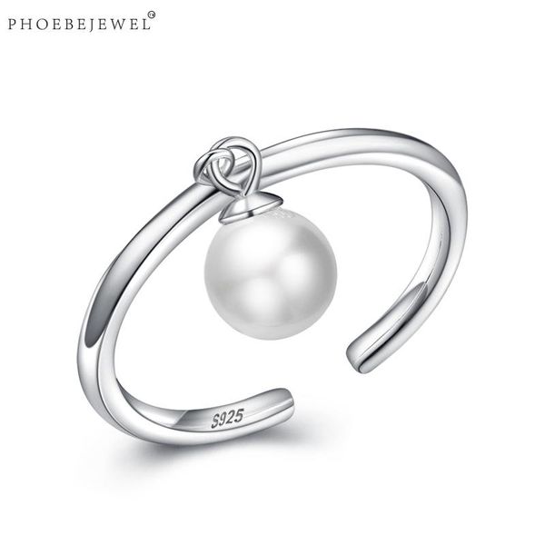 wedding rings phoebejewel real 100% silver open ring 925 with dancing pearl stone gift for women girls engagement jewelry, Slivery;golden
wedding rings phoebejewel real 100% silver open ring 925 with dancing pearl stone gift for women girls engagement jewelry, Slivery;golden