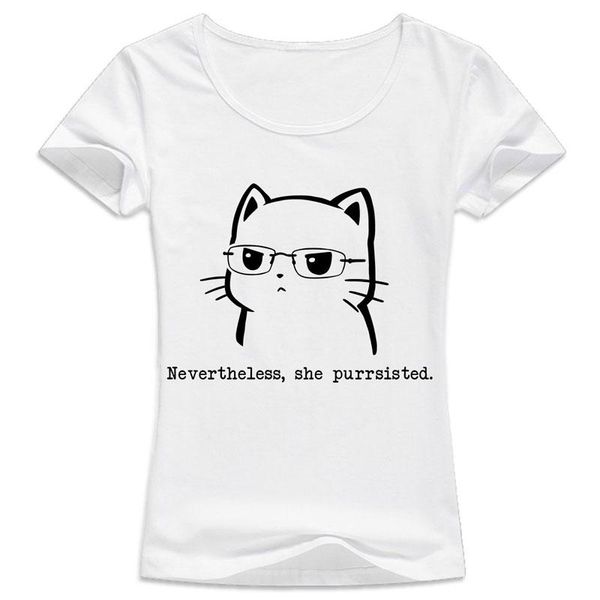 women's t-shirt cat female funny cute design print girl t shirts 2021 fashion short sleeve kawaii tshirt women harajuku, White
women's t-shirt cat female funny cute design print girl t shirts 2021 fashion short sleeve kawaii tshirt women harajuku, White