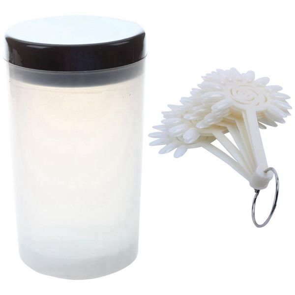 nail art kits 1 pcs tip brush holder remover cup & 120 white acrylic uv tips polish display practice wheel
nail art kits 1 pcs tip brush holder remover cup & 120 white acrylic uv tips polish display practice wheel