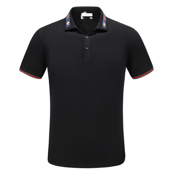 fashion men's polos high street casual short sleeve polo shirts men's polos casual men's polo shirts t-shirts, White;black
fashion men's polos high street casual short sleeve polo shirts men's polos casual men's polo shirts t-shirts, White;black