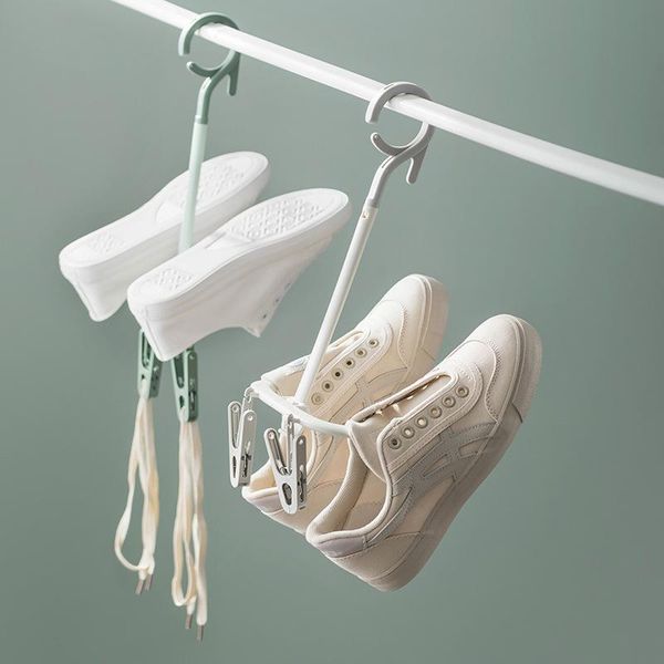 clothing & wardrobe storage rotating double hooks windproof anti-skid household shoe drying rack holder creative shelf organizer
clothing & wardrobe storage rotating double hooks windproof anti-skid household shoe drying rack holder creative shelf organizer