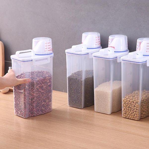 storage bottles & jars dry food container jar cereal dispenser large thick kitchen grain clear tank
storage bottles & jars dry food container jar cereal dispenser large thick kitchen grain clear tank