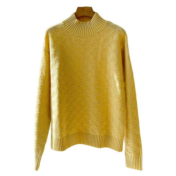 women's sweaters shuchan yellow half high collar knitted sweater women fall for geometric100% cashmere korean, White;black
women's sweaters shuchan yellow half high collar knitted sweater women fall for geometric100% cashmere korean, White;black