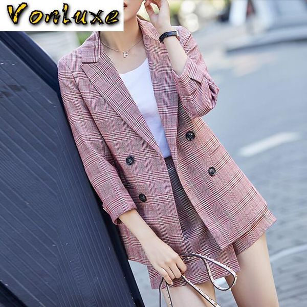 two piece dress vintage elegant suits women plaid blazer suit jacket mini skirt 2 set casual formal work office lady uniform, White
two piece dress vintage elegant suits women plaid blazer suit jacket mini skirt 2 set casual formal work office lady uniform, White