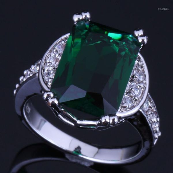 cluster rings charismatic square green cubic zirconia white cz silver plated ring v0608, Golden;silver
cluster rings charismatic square green cubic zirconia white cz silver plated ring v0608, Golden;silver