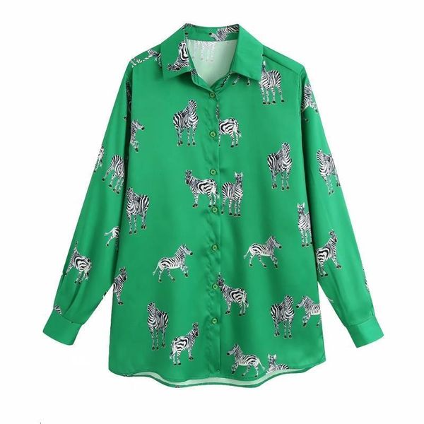 women zebra printing loose shirt femme turn down collar long sleeve blouses casual ladies blusas s7709, White
women zebra printing loose shirt femme turn down collar long sleeve blouses casual ladies blusas s7709, White