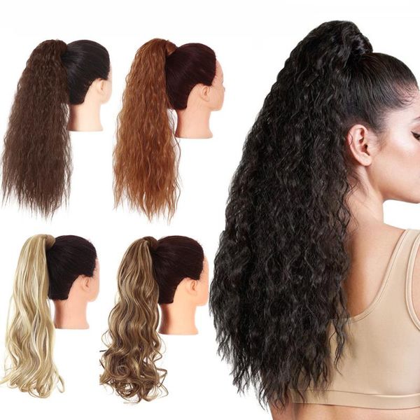 synthetic wigs wave kinky clip in ponytail hair wig natural wrap around hairpiece drawstring pony tail fake piece, Black
synthetic wigs wave kinky clip in ponytail hair wig natural wrap around hairpiece drawstring pony tail fake piece, Black