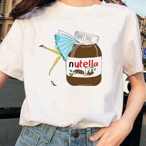 cartoon nutella print female t-shirt short sleeve summer women clothes harajuku graphic tee shirt femme, White
cartoon nutella print female t-shirt short sleeve summer women clothes harajuku graphic tee shirt femme, White