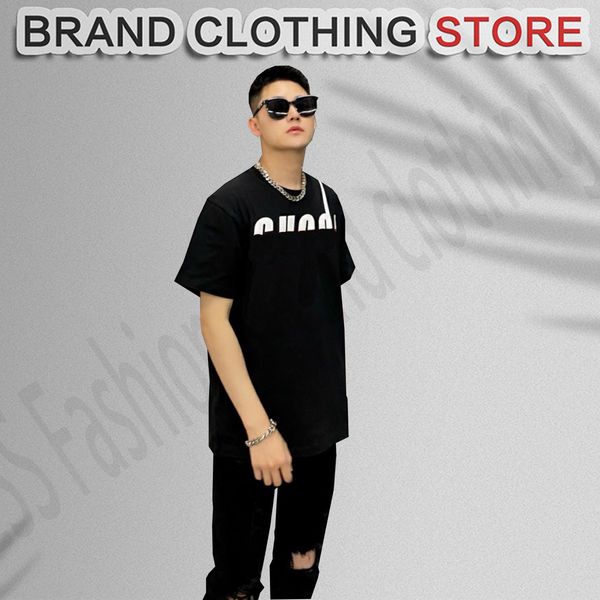 designer brand t shirt short-sleeved female summer lightning letter printed loose casual round neck couple t-shirt male, White
designer brand t shirt short-sleeved female summer lightning letter printed loose casual round neck couple t-shirt male, White