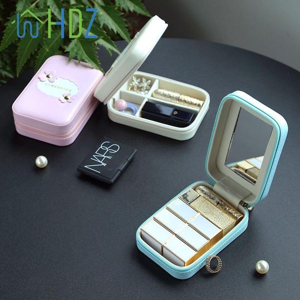 jewelry pouches, bags small and portable, zipper storage box with mirror, portable cosmetic bag suitable for lipstick, Pink;blue
jewelry pouches, bags small and portable, zipper storage box with mirror, portable cosmetic bag suitable for lipstick, Pink;blue