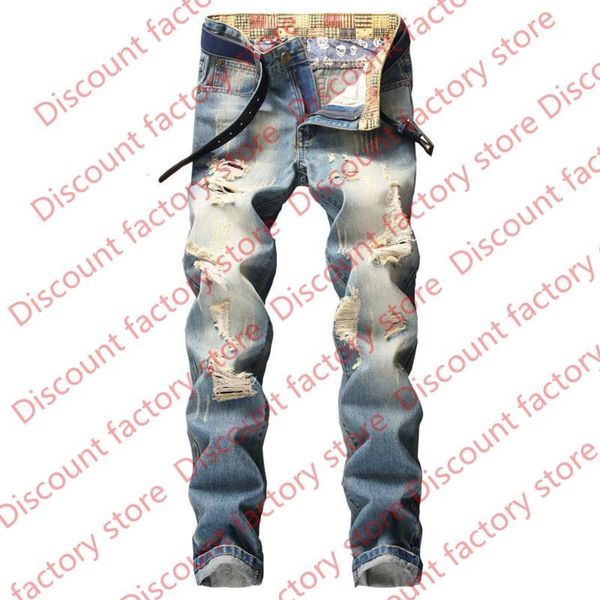 skinny jeans men vintage ripped destroyed hole stretch slim fit hop pants men casual straight jean, Blue
skinny jeans men vintage ripped destroyed hole stretch slim fit hop pants men casual straight jean, Blue