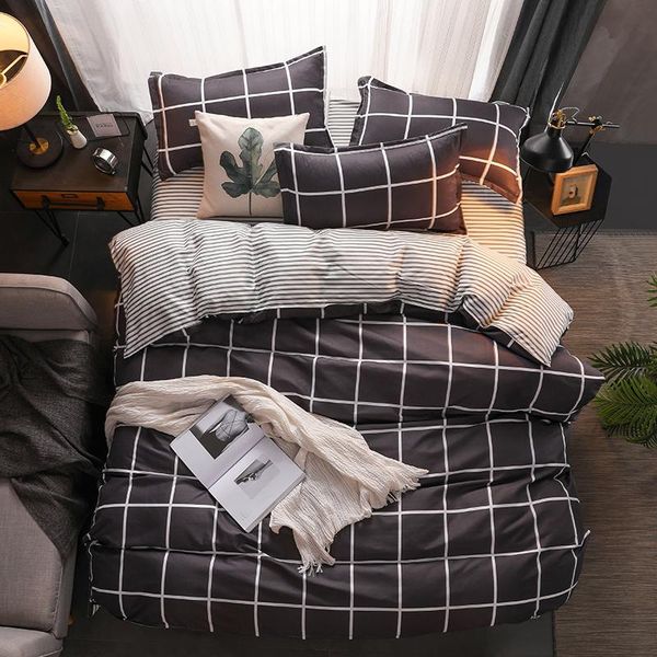 fashion gray plaid bedding set twin full king size pillowcase duvet cover sets 3/4 pcs bed sets luxury men quilt cover set
fashion gray plaid bedding set twin full king size pillowcase duvet cover sets 3/4 pcs bed sets luxury men quilt cover set