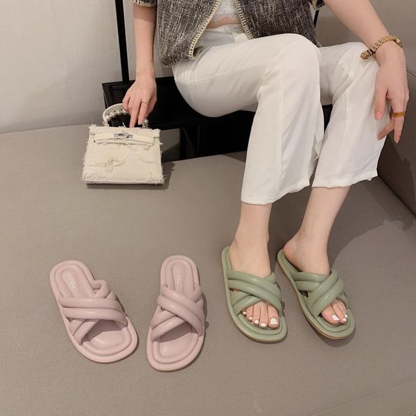 slippers 2021 pu mules summer shoes for women lndoor flat with head peep toe fashion ladies slides concise shallow, Black
slippers 2021 pu mules summer shoes for women lndoor flat with head peep toe fashion ladies slides concise shallow, Black