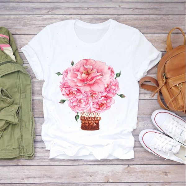 women watercolor balloon flower floral cartoon print lady t shirts womens graphic t shirt ladies female tee t shirt, White
women watercolor balloon flower floral cartoon print lady t shirts womens graphic t shirt ladies female tee t shirt, White