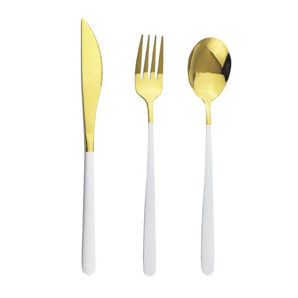 flatware sets white gold tableware set mirror dinner knife fork spoon cutlery 304 stainless steel dinnerware kitchen
flatware sets white gold tableware set mirror dinner knife fork spoon cutlery 304 stainless steel dinnerware kitchen