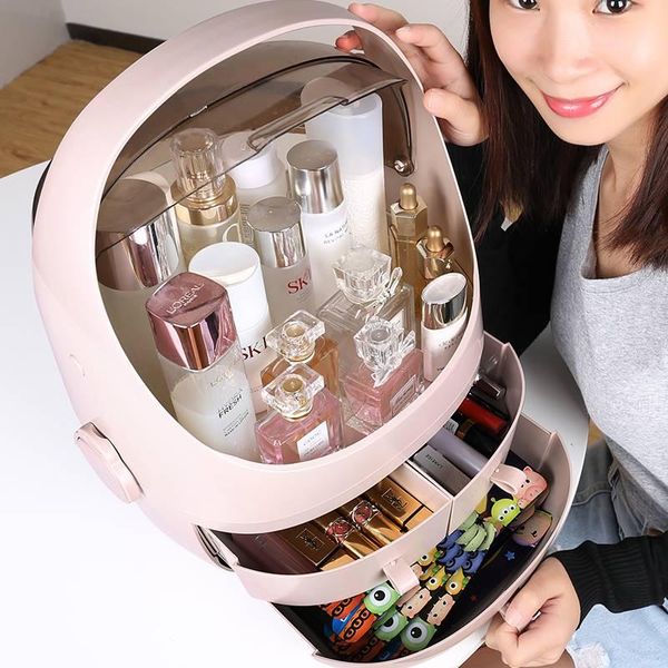 bathroom storage & organization women's cosmetics box waterproof and dustproof super capacity skin care products
bathroom storage & organization women's cosmetics box waterproof and dustproof super capacity skin care products
