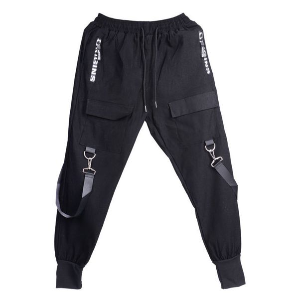 spring and autumn tide brand ins super pants men's korean fashion personality ribbon work casual pants harlan pants bf, Black
spring and autumn tide brand ins super pants men's korean fashion personality ribbon work casual pants harlan pants bf, Black