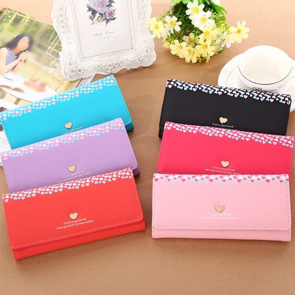 carteras mujer 2021 womens purse new women love heart pattern coin purse long wallet card holders handbag portefeuille femme, Red;black
carteras mujer 2021 womens purse new women love heart pattern coin purse long wallet card holders handbag portefeuille femme, Red;black