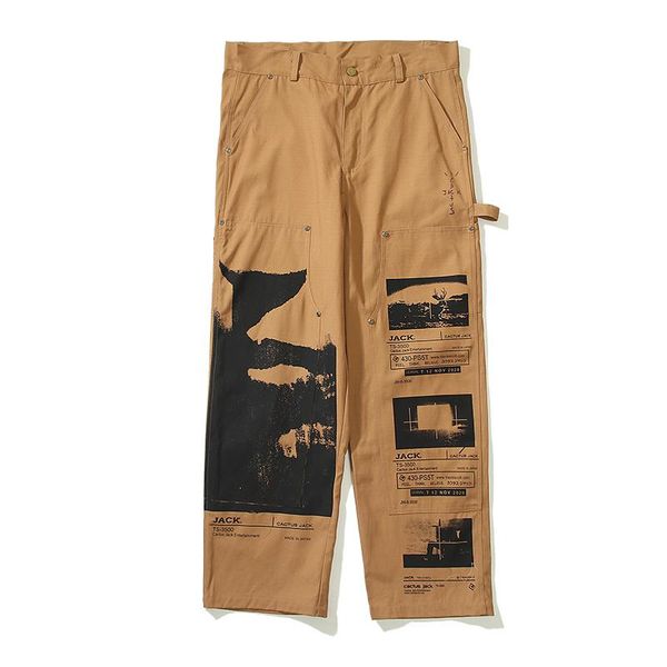 men's pants 2021 camouflage casual overalls mens straight high street baggy cargo harajuku spliced couple oversize trousers, Black
men's pants 2021 camouflage casual overalls mens straight high street baggy cargo harajuku spliced couple oversize trousers, Black