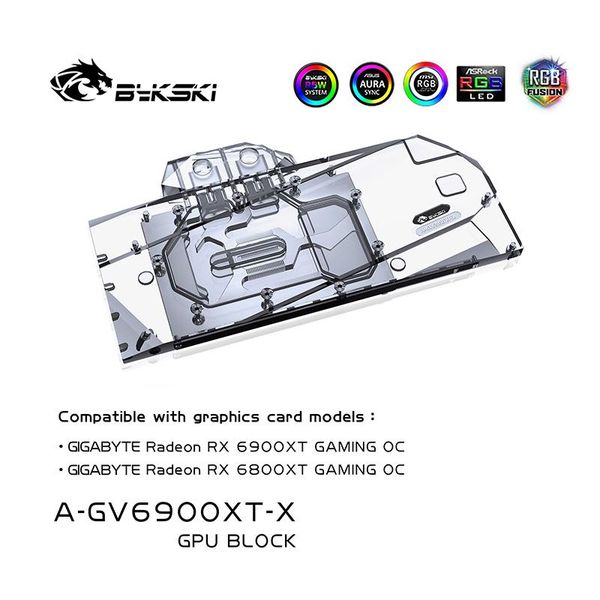 fans & coolings bykski 6900 xt gpu water cooling block for gigabyte radeon rx6900xt gaming oc, cooler liquid cooling, a-gv6900xt-x
fans & coolings bykski 6900 xt gpu water cooling block for gigabyte radeon rx6900xt gaming oc, cooler liquid cooling, a-gv6900xt-x