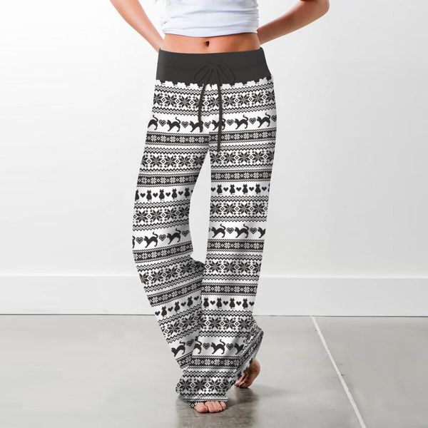 women's pants & capris christmas women printed casual wide leg trousers vintage plus size cotton oversized, Black;white
women's pants & capris christmas women printed casual wide leg trousers vintage plus size cotton oversized, Black;white