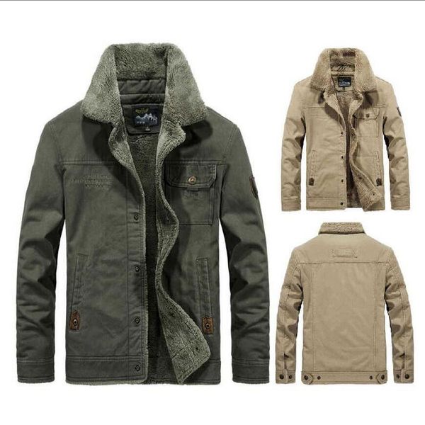 men's jackets winter cotton-padded jacket mid-length plus velvet thick coat multi-pocket outwear outdoor military warm clothing, Black;brown
men's jackets winter cotton-padded jacket mid-length plus velvet thick coat multi-pocket outwear outdoor military warm clothing, Black;brown