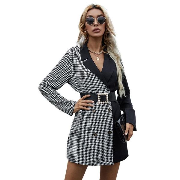 women's suits & blazers vintage loose women jacket plaid blazer autumn winter chic double breasted female suit jackets 2021 stylish lad, White;black
women's suits & blazers vintage loose women jacket plaid blazer autumn winter chic double breasted female suit jackets 2021 stylish lad, White;black