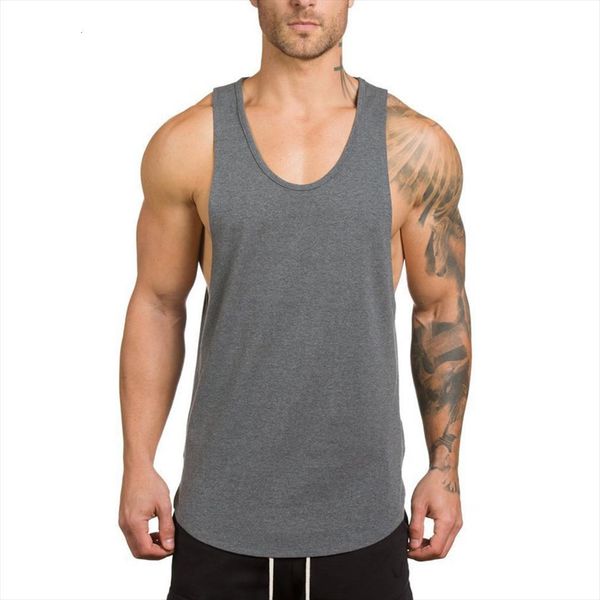 gym tank men fitness bodybuilding workout cotton sleeveless shirt male summer casual stringer singlet solid vest clothing, White;black
gym tank men fitness bodybuilding workout cotton sleeveless shirt male summer casual stringer singlet solid vest clothing, White;black