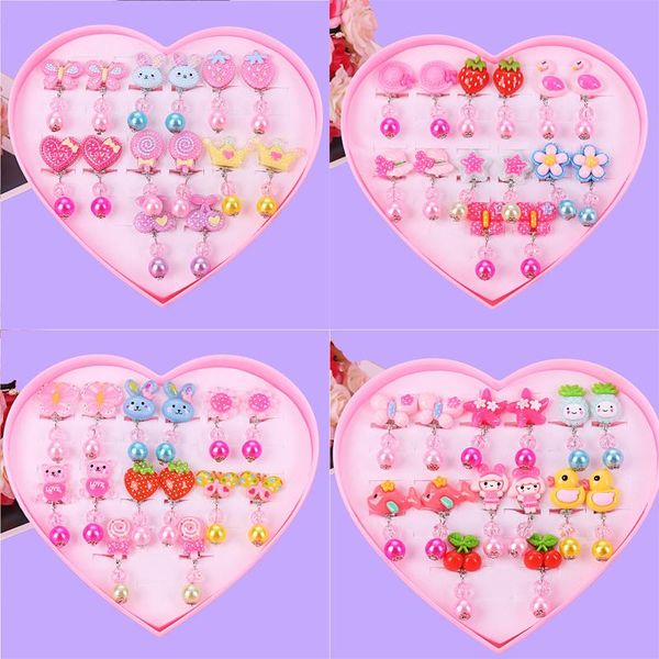 clip-on & screw back 7 pairs / set of korean trend cartoon earrings handmade crown female girls children fashion jewelry, Silver
clip-on & screw back 7 pairs / set of korean trend cartoon earrings handmade crown female girls children fashion jewelry, Silver