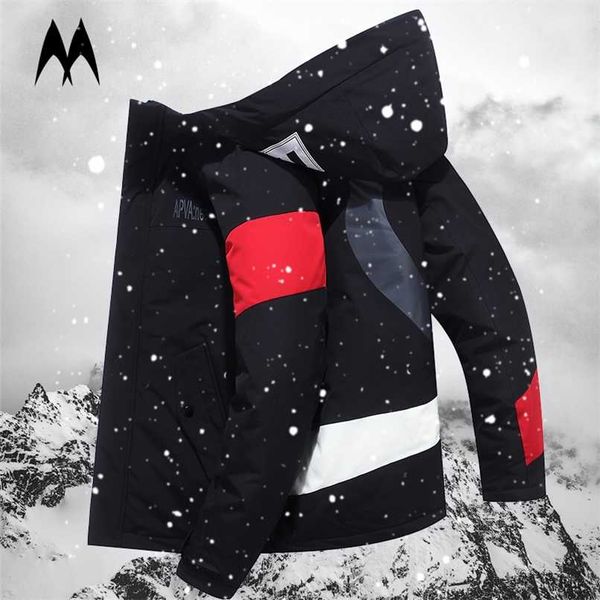street patchwork men down jacket winter thicken parka coat fashion casual hooded down jackets mens trend zipper parkas 211206, Black
street patchwork men down jacket winter thicken parka coat fashion casual hooded down jackets mens trend zipper parkas 211206, Black