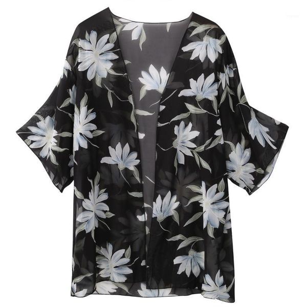 quick dry floral print women beach outwear bikini swimwear cover-ups kaftan xvdieo thin sunshade pareo women's, White;black
quick dry floral print women beach outwear bikini swimwear cover-ups kaftan xvdieo thin sunshade pareo women's, White;black