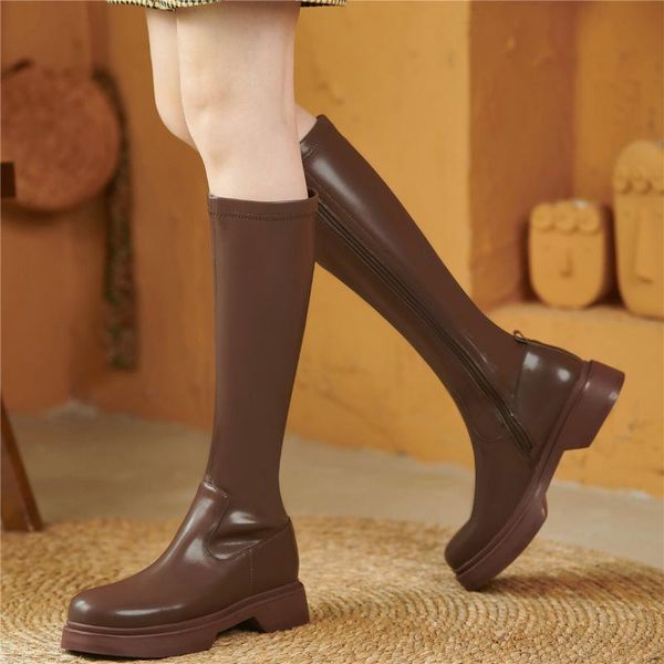 boots thigh high creepers women genuine leather chunky heels knee female round toe fashion sneakers platform oxfords shoes, Black
boots thigh high creepers women genuine leather chunky heels knee female round toe fashion sneakers platform oxfords shoes, Black