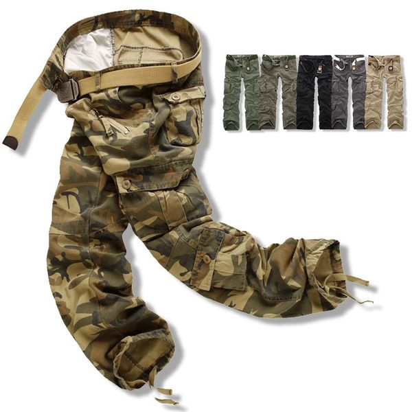 men's pants cargo men 2021 brand camouflage trousers casual multi-pocket army mens quallity plus size, Black
men's pants cargo men 2021 brand camouflage trousers casual multi-pocket army mens quallity plus size, Black