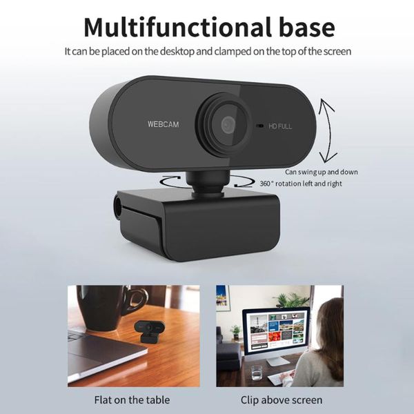 lapdeskcomputer accessory 2mp 1080p hd usb webcam with microphone for video conference live streaming pc webcams
lapdeskcomputer accessory 2mp 1080p hd usb webcam with microphone for video conference live streaming pc webcams