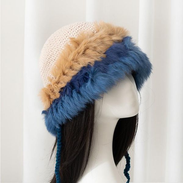 beanies thick autumn weave winter hat real fur caps warm plush knitted ear protection bomber s2768
beanies thick autumn weave winter hat real fur caps warm plush knitted ear protection bomber s2768