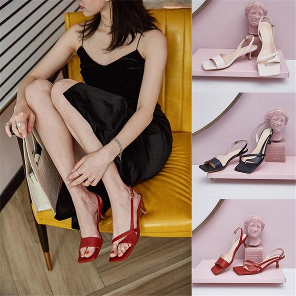 sandals korean summer white open-toe stiletto mid-heel women's fashion square toe asymmetrical design hollow female, Black
sandals korean summer white open-toe stiletto mid-heel women's fashion square toe asymmetrical design hollow female, Black