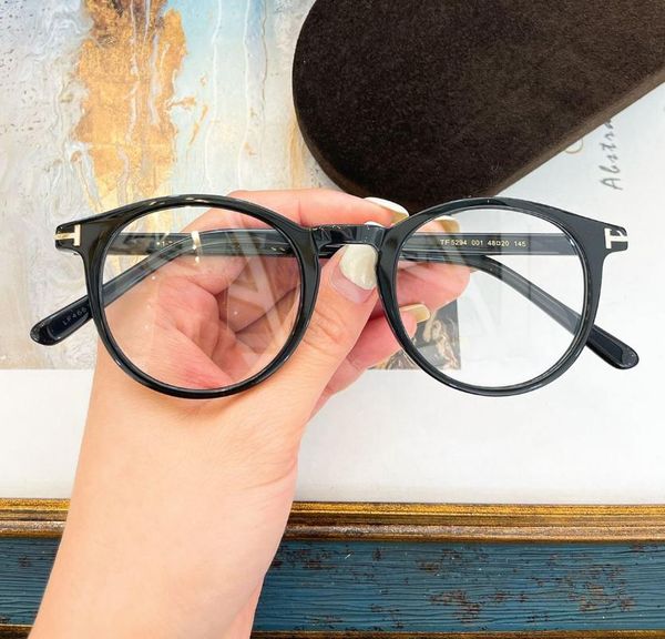 fashion sunglasses frames tf5294 size 48 -20-145 round eyewear professional cutomized prescriotion myopia sun glasses blue blocking lens, Black
fashion sunglasses frames tf5294 size 48 -20-145 round eyewear professional cutomized prescriotion myopia sun glasses blue blocking lens, Black
