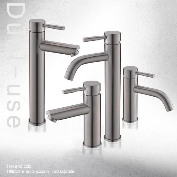 arrival and cold water mixer brushed 304 stainless steel bathroom faucet basin tap bath sink faucets1
arrival and cold water mixer brushed 304 stainless steel bathroom faucet basin tap bath sink faucets1