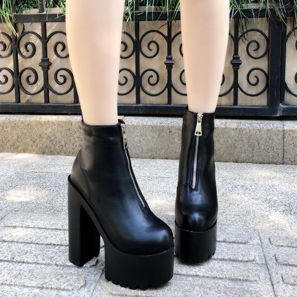 dress shoes 15cm all-match round toe super high heel boots women's thick nude women 2021 autumn and winter, Black
dress shoes 15cm all-match round toe super high heel boots women's thick nude women 2021 autumn and winter, Black