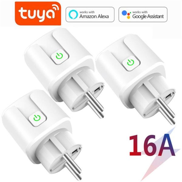 smart home control tuya wifi eu plug 16a 220v wireless power adapter remote voice monitor timer socket for google alexa
smart home control tuya wifi eu plug 16a 220v wireless power adapter remote voice monitor timer socket for google alexa